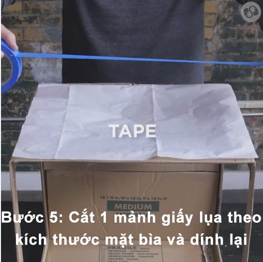 Tự chế siêu phẩm mini studio từ thùng carton0.009801058628525428