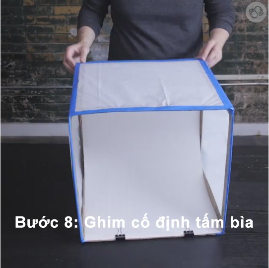 Tự chế siêu phẩm mini studio từ thùng carton0.9693523160343412