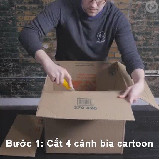Tự chế siêu phẩm mini studio từ thùng carton0.6289745327331857