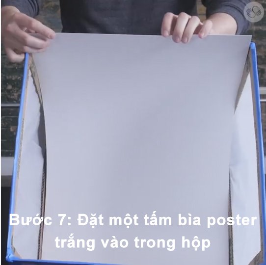Tự chế siêu phẩm mini studio từ thùng carton0.22958327588128746